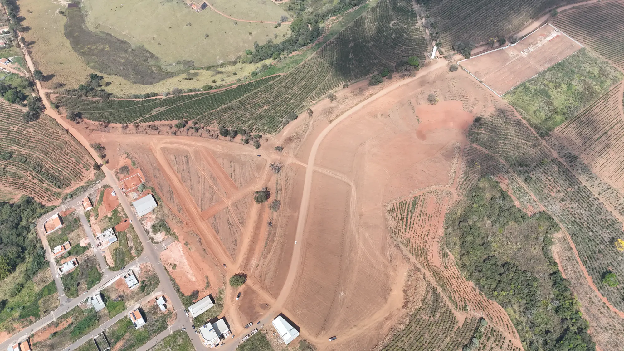 Foto aérea da obra do Parque São Lucas II, imagem 4 de 10