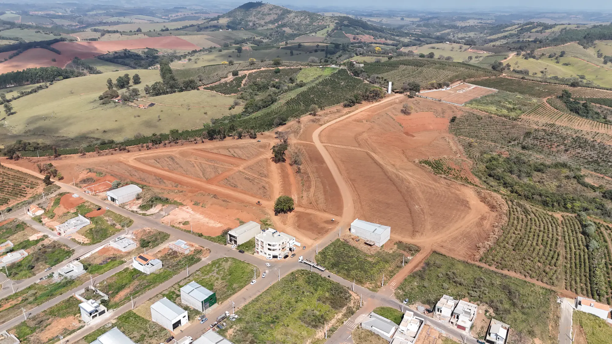 Foto aérea da obra do Parque São Lucas II, imagem 6 de 10