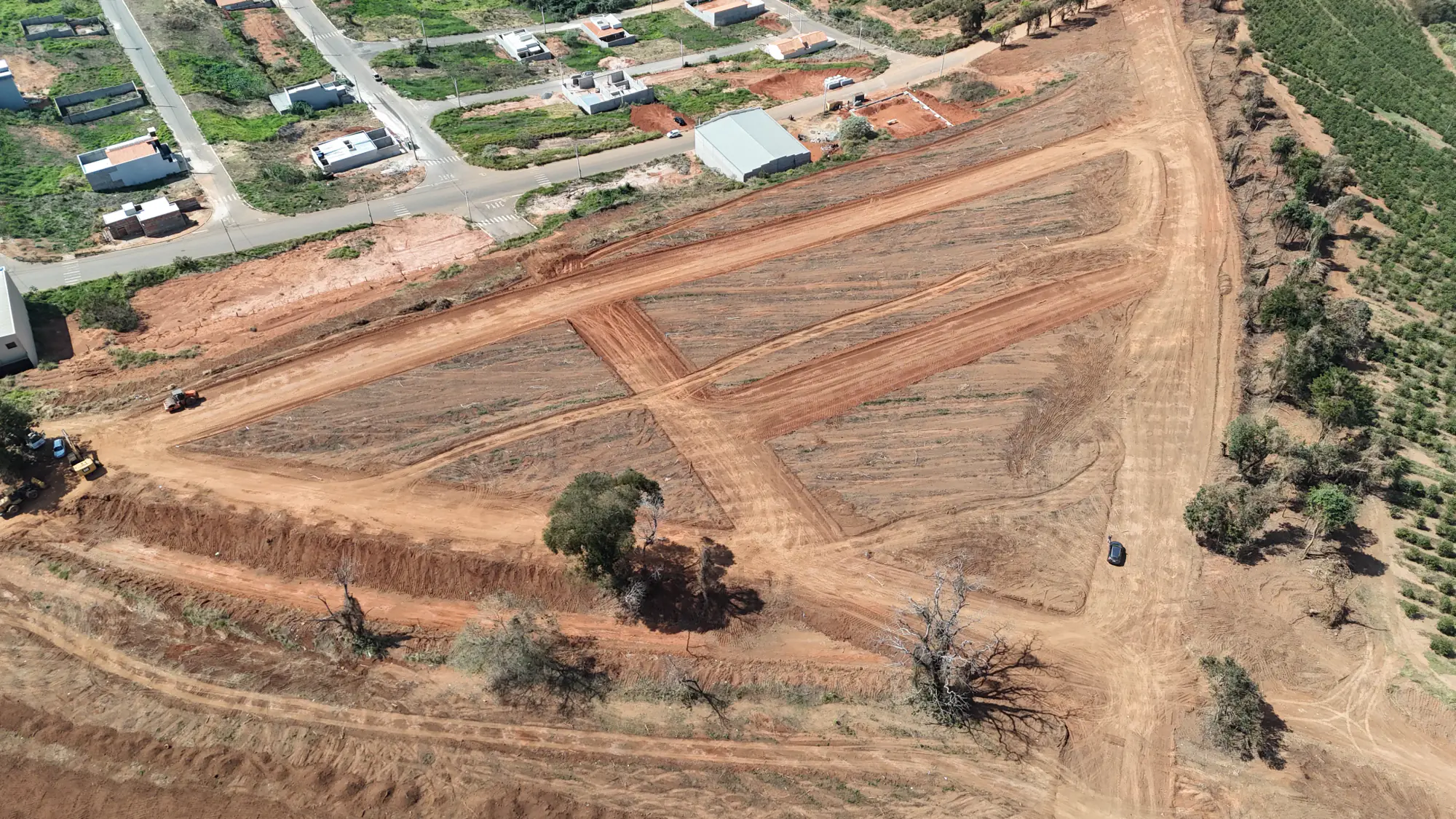Foto aérea da obra do Parque São Lucas II, imagem 9 de 10