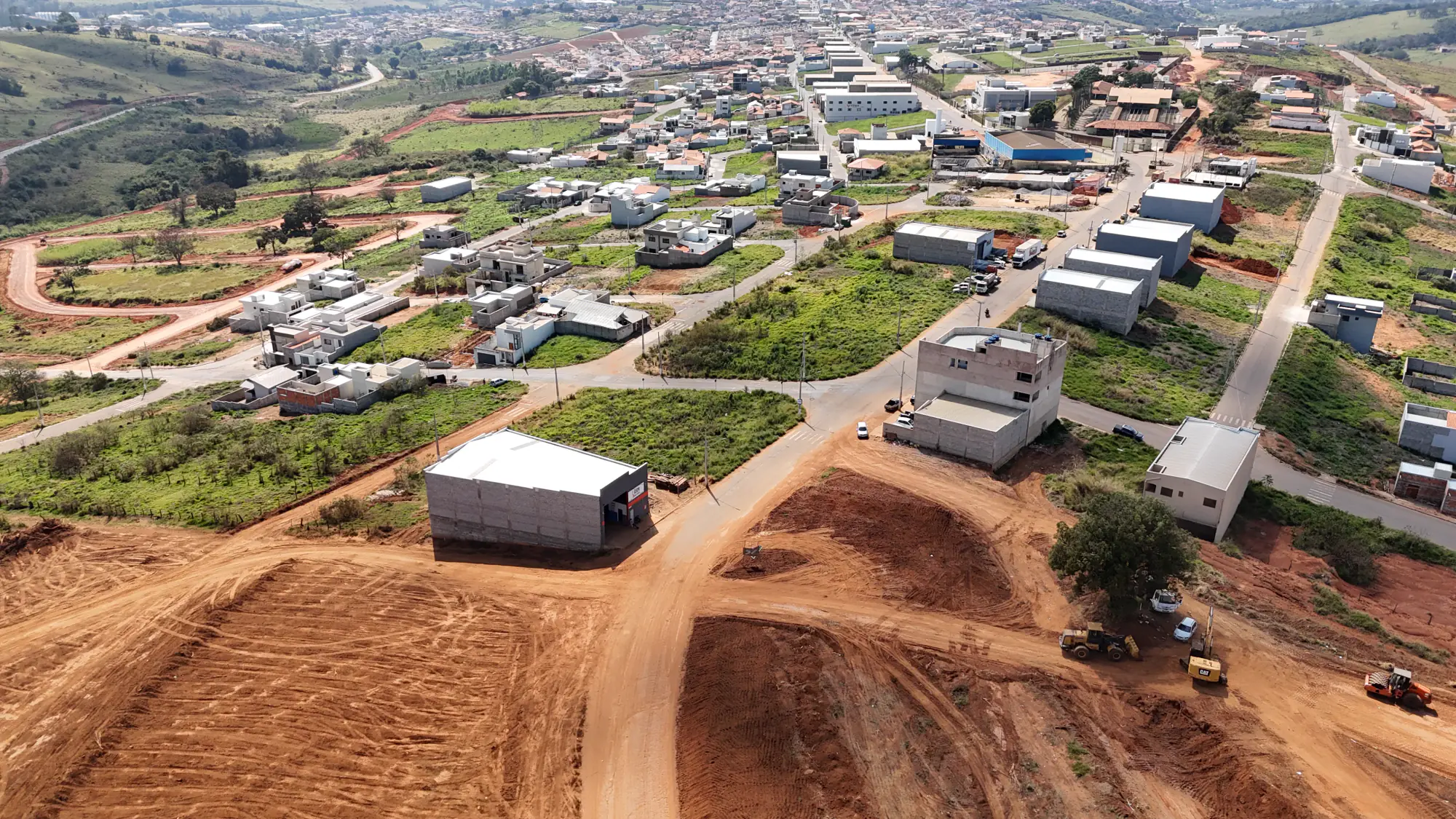 Foto aérea da obra do Parque São Lucas II, imagem 10 de 10
